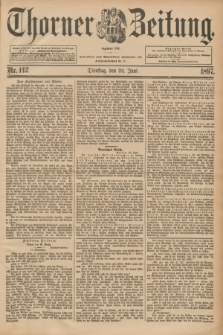 Thorner Zeitung : Begründet 1760. 1897, Nr. 142 (22 Juni)