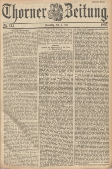 Thorner Zeitung. 1897, Nr. 153 (4 Juli) - Zweites Blatt