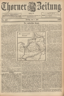 Thorner Zeitung : begründet 1760. 1897, Nr. 157 (9 Juli) + dod.