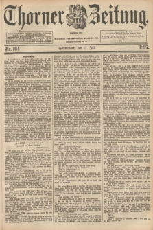 Thorner Zeitung : begründet 1760. 1897, Nr. 164 (17 Juli)