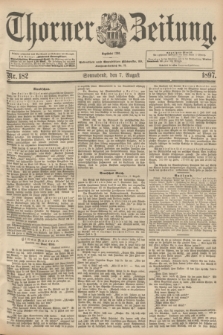 Thorner Zeitung : Begründet 1760. 1897, Nr. 182 (7 August)