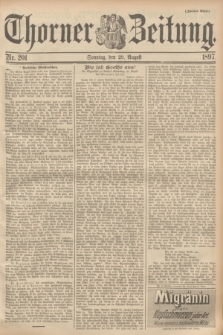 Thorner Zeitung. 1897, Nr. 201 (29 August) - Zweites Blatt