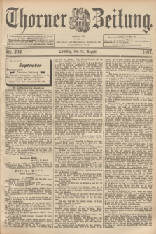 Thorner Zeitung : begründet 1760. 1897, Nr. 202 (31 August)