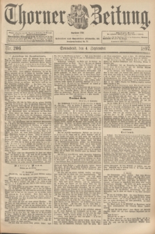 Thorner Zeitung : Begründet 1760. 1897, Nr. 206 (4 September)