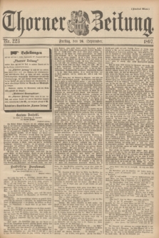 Thorner Zeitung. 1897, Nr. 223 (24 September) - Zweites Blatt