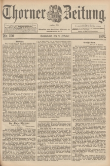 Thorner Zeitung : begründet 1760. 1897, Nr. 230 (2 Oktober)