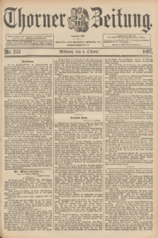 Thorner Zeitung : Begründet 1760. 1897, Nr. 233 (6 Oktober)