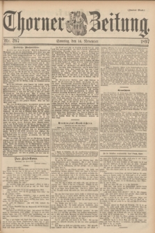 Thorner Zeitung : begründet 1760. 1897, Nr. 267 (14 November) - Zweites Blatt