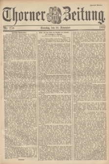Thorner Zeitung. 1897, Nr. 278 (28 November) - Zweites Blatt