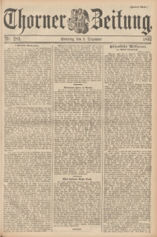 Thorner Zeitung. 1897, Nr. 284 (5 Dezember) - Zweites Blatt
