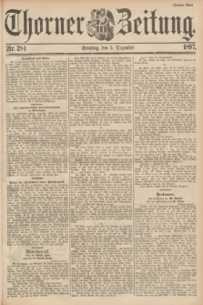 Thorner Zeitung. 1897, Nr. 284 (5 Dezember) - Drittes Blatt