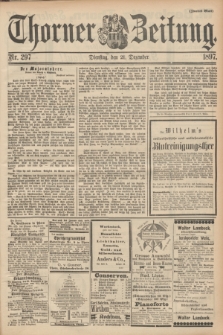 Thorner Zeitung. 1897, Nr. 297 (21 Dezember) - Zweites Blatt