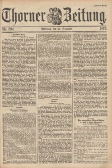 Thorner Zeitung. 1897, Nr. 298 (22 Dezember) - Zweites Blatt