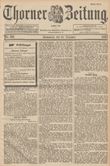 Thorner Zeitung : begründet 1760. 1897, Nr. 301 (25 Dezember) - Erstes Blatt
