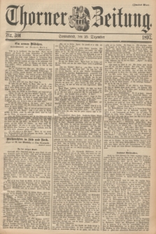 Thorner Zeitung. 1897, Nr. 301 (25 Dezember) - Zweites Blatt