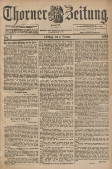 Thorner Zeitung : Begründet 1760. 1899, Nr. 2 (3 Januar)