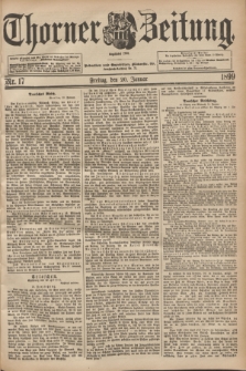 Thorner Zeitung : Begründet 1760. 1899, Nr. 17 (20 Januar)