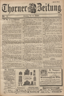 Thorner Zeitung. 1899, Nr. 19 (22 Januar) - Zweites Blatt