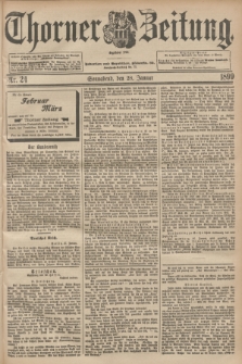 Thorner Zeitung : Begründet 1760. 1899, Nr. 24 (28 Januar)