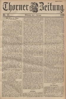 Thorner Zeitung. 1899, Nr. 27 (1 Februar) - Zweites Blatt
