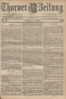 Thorner Zeitung : Begründet 1760. 1899, Nr. 29 (3 Februar)