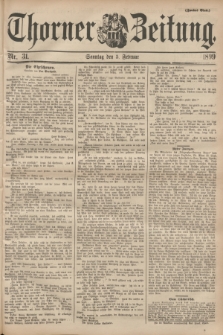 Thorner Zeitung. 1899, Nr. 31 (5 Februar) - Zweites Blatt