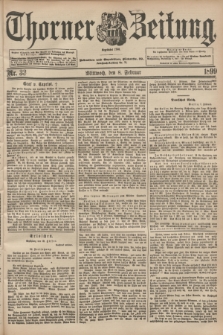 Thorner Zeitung : Begründet 1760. 1899, Nr. 33 (8 Februar)