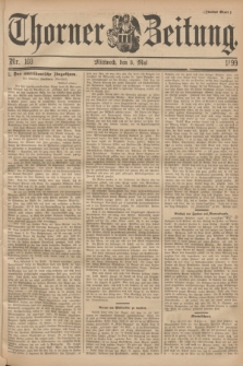 Thorner Zeitung. 1899, Nr. 103 (3 Mai) - Zweites Blatt