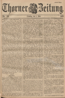 Thorner Zeitung. 1899, Nr. 108 (9 Mai) - Zweites Blatt