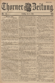 Thorner Zeitung. 1899, Nr. 113 (16 Mai) - Zweites Blatt