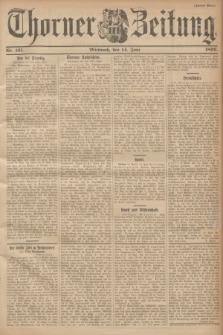 Thorner Zeitung. 1899, Nr. 137 (14 Juni) - Zweites Blatt