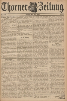 Thorner Zeitung. 1899, Nr. 145 (23 Juni) - Zweites Blatt + dod.
