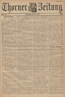 Thorner Zeitung. 1899, Nr. 147 (25 Juni) - Zweites Blatt