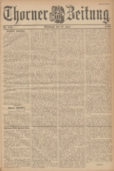 Thorner Zeitung. 1899, Nr. 149 (28 Juni) - Zweites Blatt