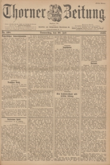 Thorner Zeitung : Begründet 1760. 1899, Nr. 168 (20 Juli) - Erstes Blatt