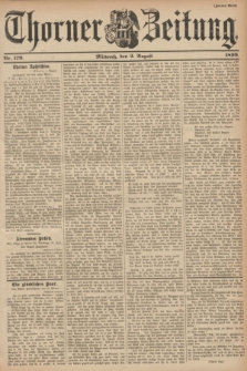 Thorner Zeitung. 1899, Nr. 179 (2 August) - Zweites Blatt
