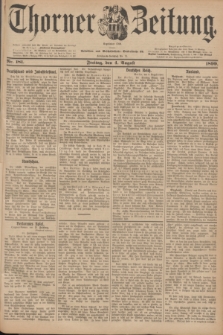 Thorner Zeitung : Begründet 1760. 1899, Nr. 181 (4 August)