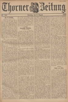 Thorner Zeitung. 1899, Nr. 183 (6 August) - Zweites Blatt