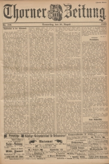 Thorner Zeitung. 1899, Nr. 186 (10 August) - Zweites Blatt