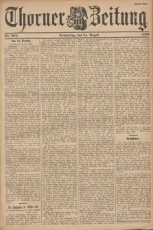Thorner Zeitung. 1899, Nr. 204 (31 August) - Zweites Blatt
