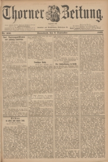 Thorner Zeitung : Begründet 1760. 1899, Nr. 206 (2 September)