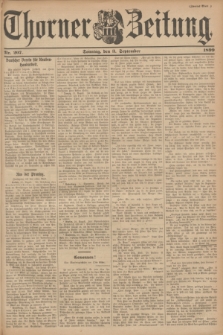Thorner Zeitung. 1899, Nr. 207 (3 September) - Zweites Blatt
