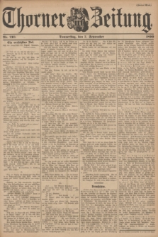 Thorner Zeitung. 1899, Nr. 210 (7 September) - Zweites Blatt