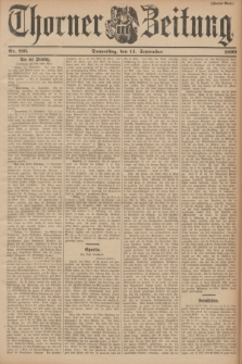 Thorner Zeitung. 1899, Nr. 216 (14 September) - Zweites Blatt