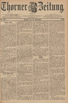 Thorner Zeitung : Begründet 1760. 1899, Nr. 217 (15 September)