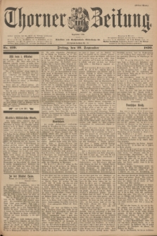 Thorner Zeitung : Begründet 1760. 1899, Nr. 229 (29 September) - Erstes Blatt