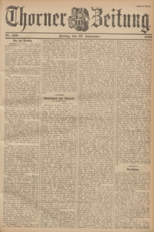 Thorner Zeitung. 1899, Nr. 229 (29 September) - Zweites Blatt