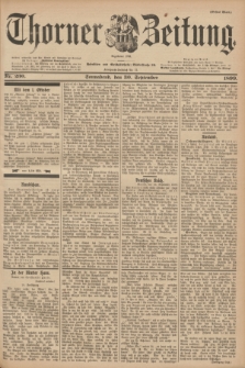 Thorner Zeitung : Begründet 1760. 1899, Nr. 230 (30 September) - Erstes Blatt