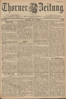 Thorner Zeitung : Begründet 1760. 1899, Nr. 232 (3 Oktober) - Erstes Blatt + dod.