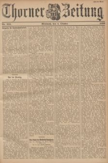 Thorner Zeitung. 1899, Nr. 233 (4 Oktober) - Zweites Blatt